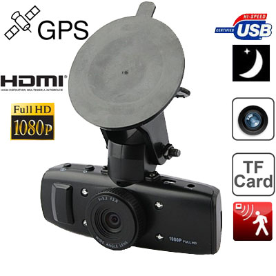 GS1000 Black , 1.5 inch High Resolution LTPS LCD Screen 5.0 Mega Pixels CMOS Full HD 1080P Vehicle Blackbox DVR Car Camera Recor - Click Image to Close